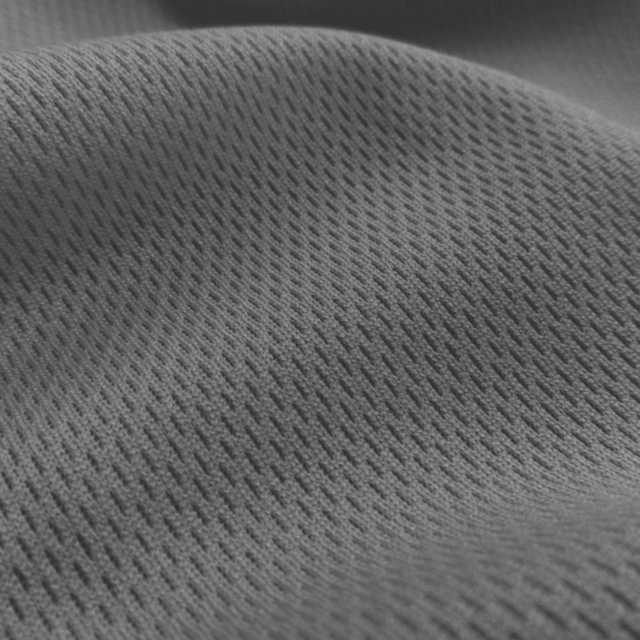 Charcoal Flat Back Dimple Mesh Fabric - Athletic Sports Mesh Fabrics