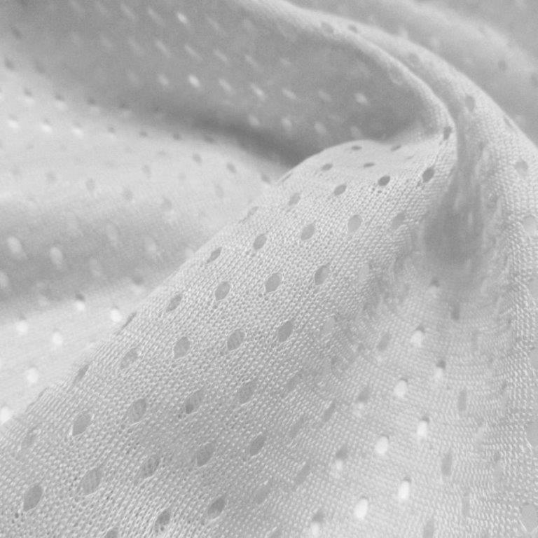 telex Lyrisch volwassen White Football Mesh Jersey Fabric - Athletic Sports Mesh Fabrics |  PicoTextiles.com