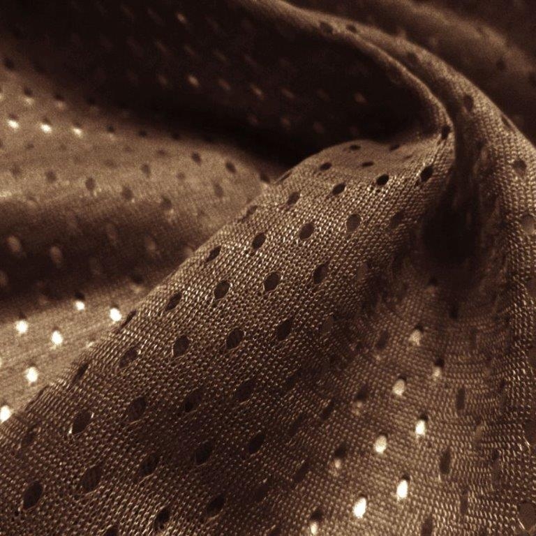 Brown mesh clearance fabric