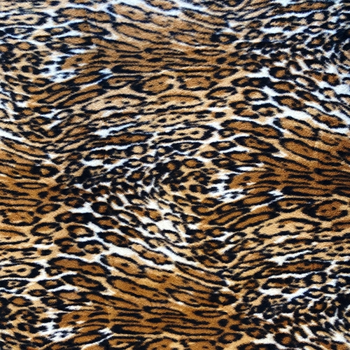 Jungle Cat Skin Fleece Fabric