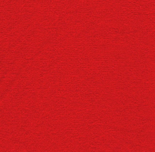 Red Terry Cloth Cotton Fabric - Fabric by the Yard