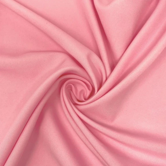 Baby Pink Polyester Poplin Fabric