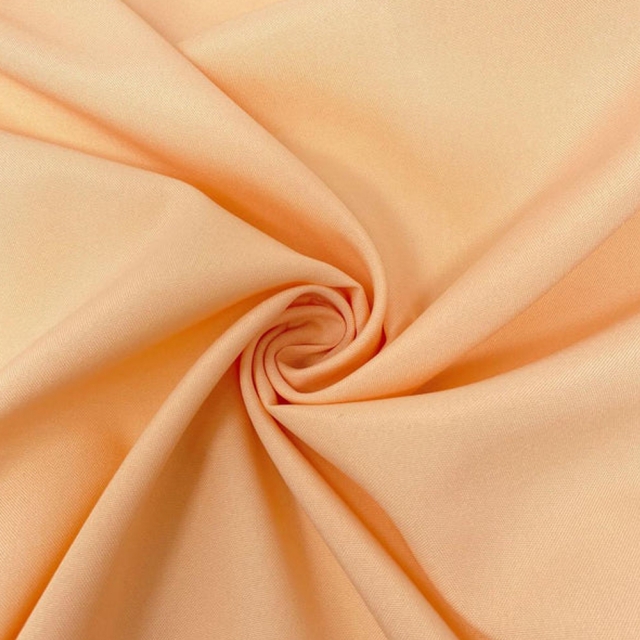 Peach Polyester Poplin Fabric