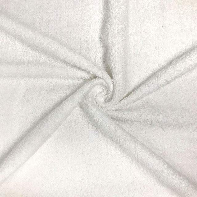 White Terry Cloth Fabric