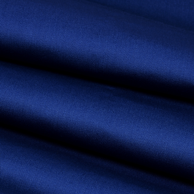 Royal Blue Polyester Cotton Twill Fabric - Twill Fabric by the Yard