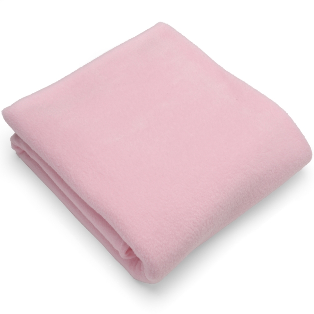 Baby Pink Solid Fleece Fabric