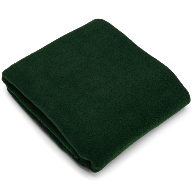 Hunter Green Solid Fleece Fabric