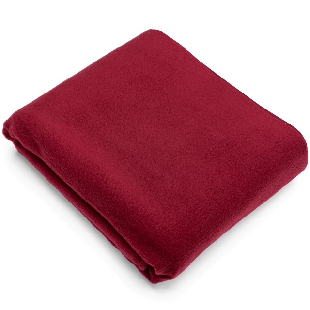 Burgundy Solid Fleece Fabric