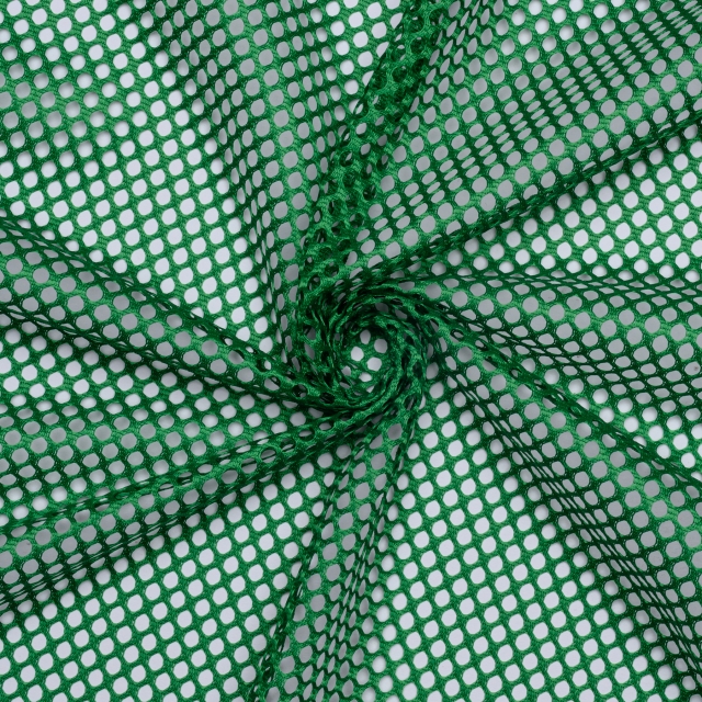 Kelly Green King Mesh Jersey Fabric