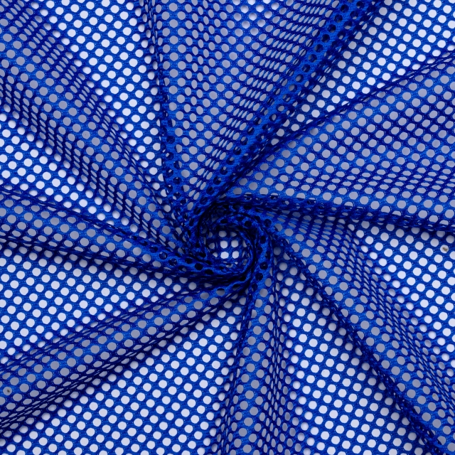 Royal Blue King Mesh Jersey Fabric