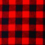 Buffalo Lumberjack Plaid Red Fleece Fabric