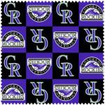 Colorado Rockies MLB Fleece Fabric