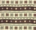 Striped Aztec Fleece Fabric