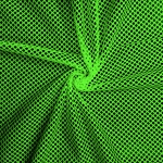 Neon Green Kings Jersey Mesh Fabric