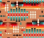 Mountain Pass Native American Fleece Fabric