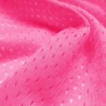 Neon Pink Football Mesh Jersey Fabric