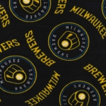 Milwaukee Brewers MLB Fleece Fabric