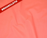 Coral Polyester Cotton Broadcloth Fabric	