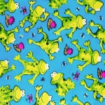 Frogs Fleece Fabric	