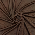 Brown Pro Mesh Heavy Jersey Fabric