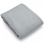 Heather Grey Solid Anti-Pill Fleece Fabric