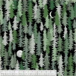 Midnight Pines Fleece Fabric