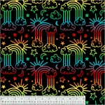 Rainbow Dreams Fleece Fabric