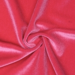 Fuschia Stretch Velvet Fabric