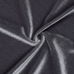 Charcoal Gray Stretch Velvet Fabric