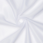 White Micro Mesh Jersey Fabric