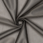 Charcoal Micro Mesh Jersey Fabric