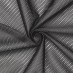 Dark Charcoal Micro Mesh Jersey Fabric