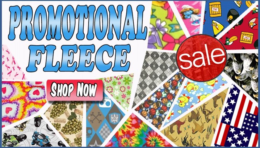 Fleece Fabric by the Yard: Discount Fleece Fabrics